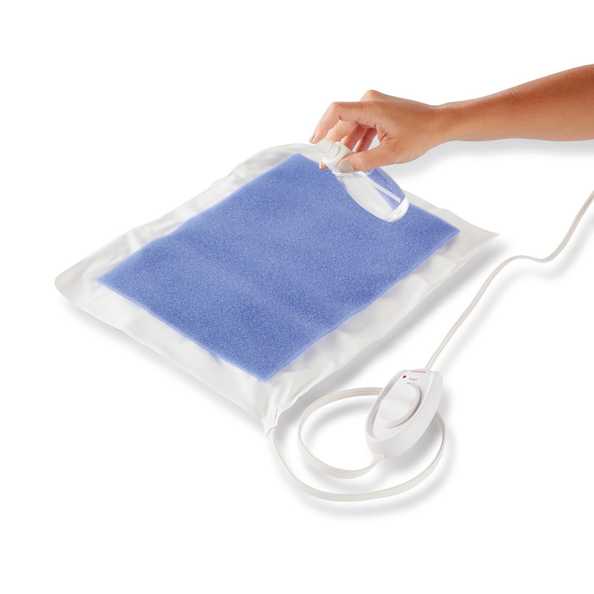 Sunbeam Heating Pad for Pain Relief, Standard Size UltraHeat, 3 Heat Settings with Moist Heat