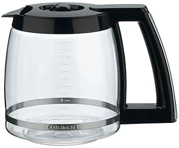 Cuisinart 12カップ 交換用ガラスカラフェ ブラック 12カップ Amazon.com: Replacement 12-Cup Glass Carafe, Compatible with