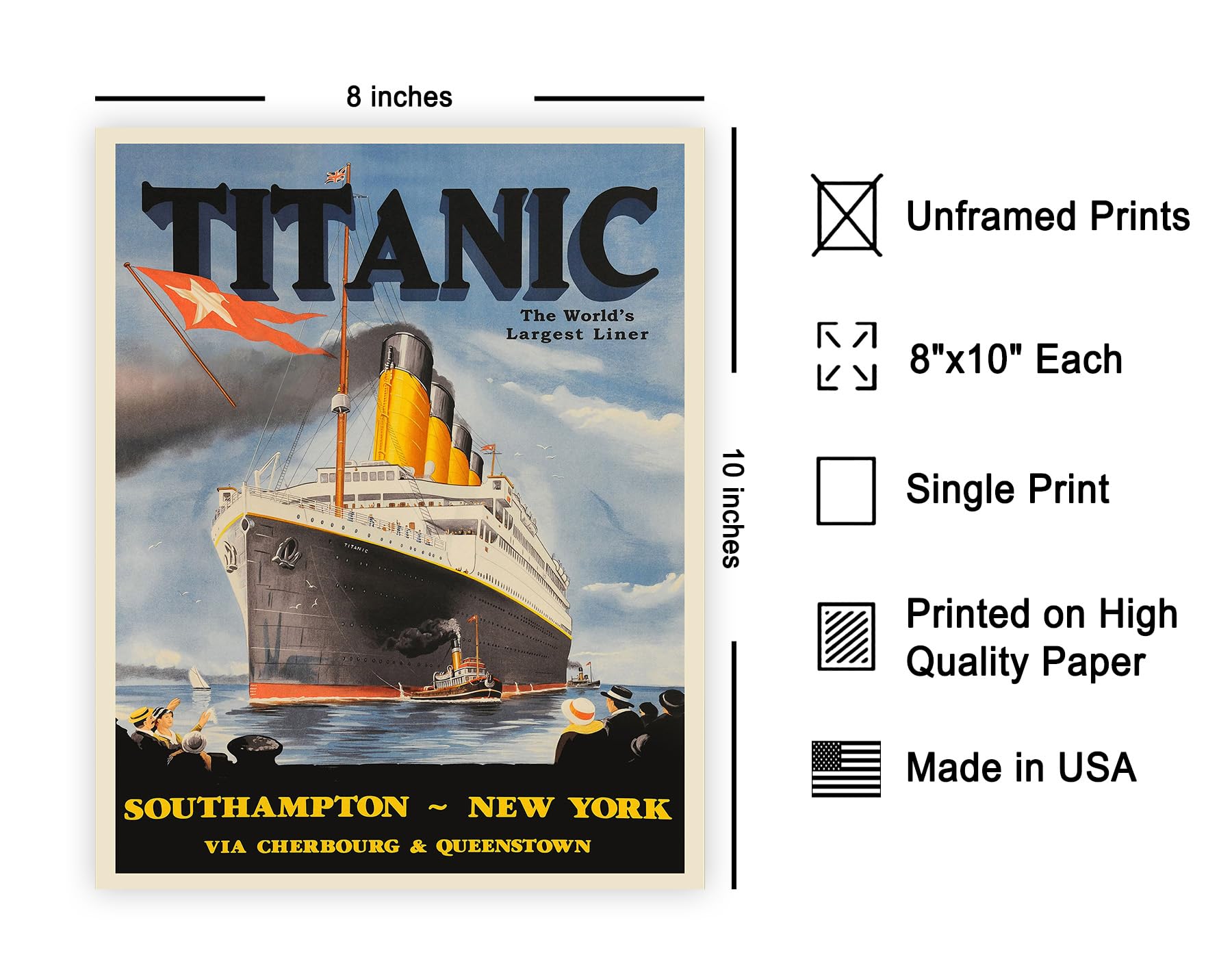 TITANIC The Exhibition ポスター額入り TITANIC The Exhibition