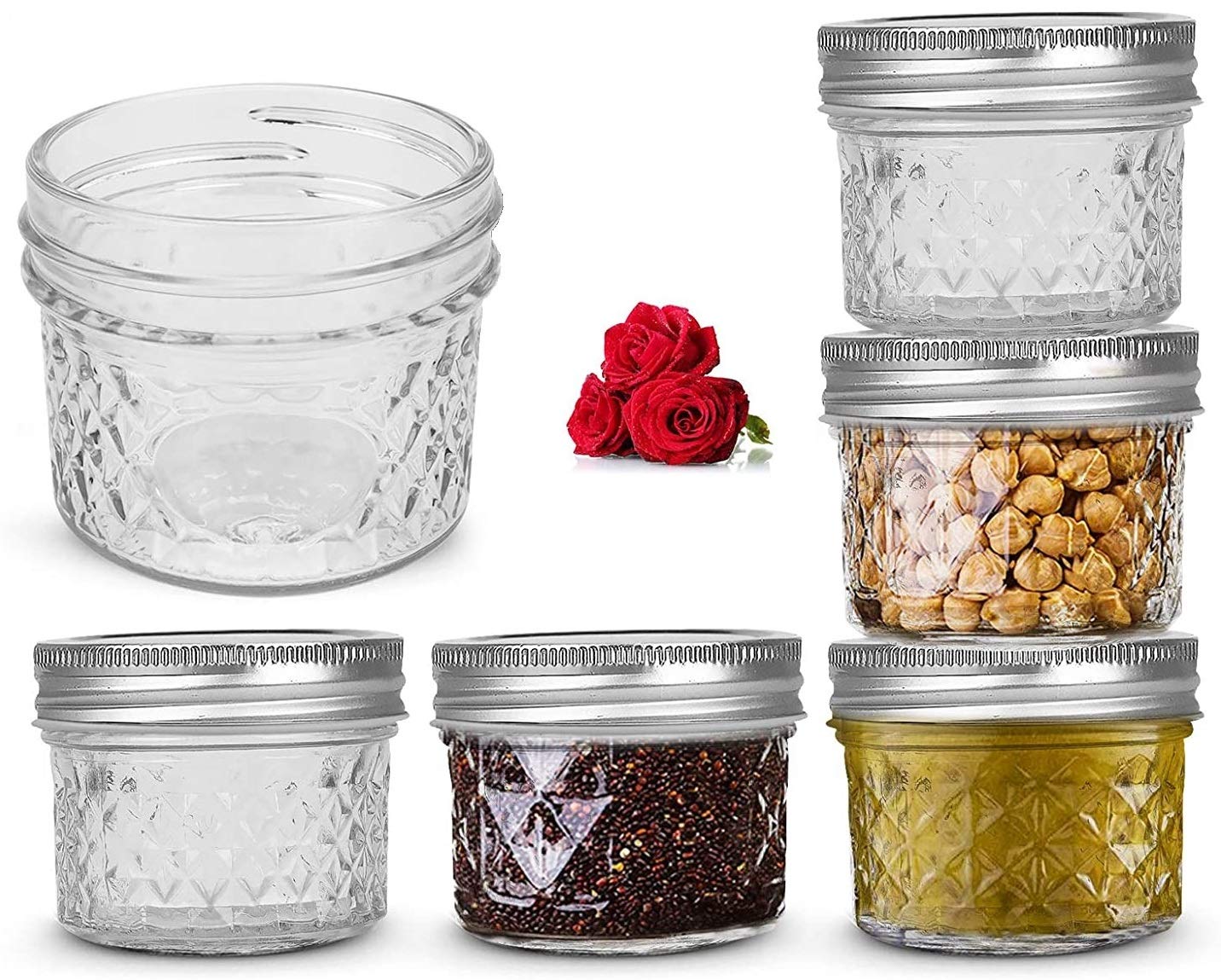 See full amazon price history chart for Ash & Roh® - High Ball Mason Glass Jars For Kitchen Storage With Airtight Silver Lid (3, 100 ML) Ash & Roh® - High Ball Mason Glass Jars For Kitchen Storage With Airtight Silver Lid (3, 100 ML) (B08Z7L7169) Amazon Price History, Amazon Price Tracker