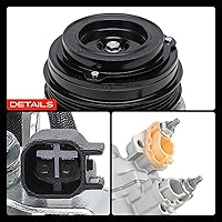 Vista 9 de A-Premium Compresor de A/C con embrague compatible con Ford Escape 2017-2019, Transit 2019-2020, Transit Connect 2019-2022 y Lincoln MKC 2017-2019