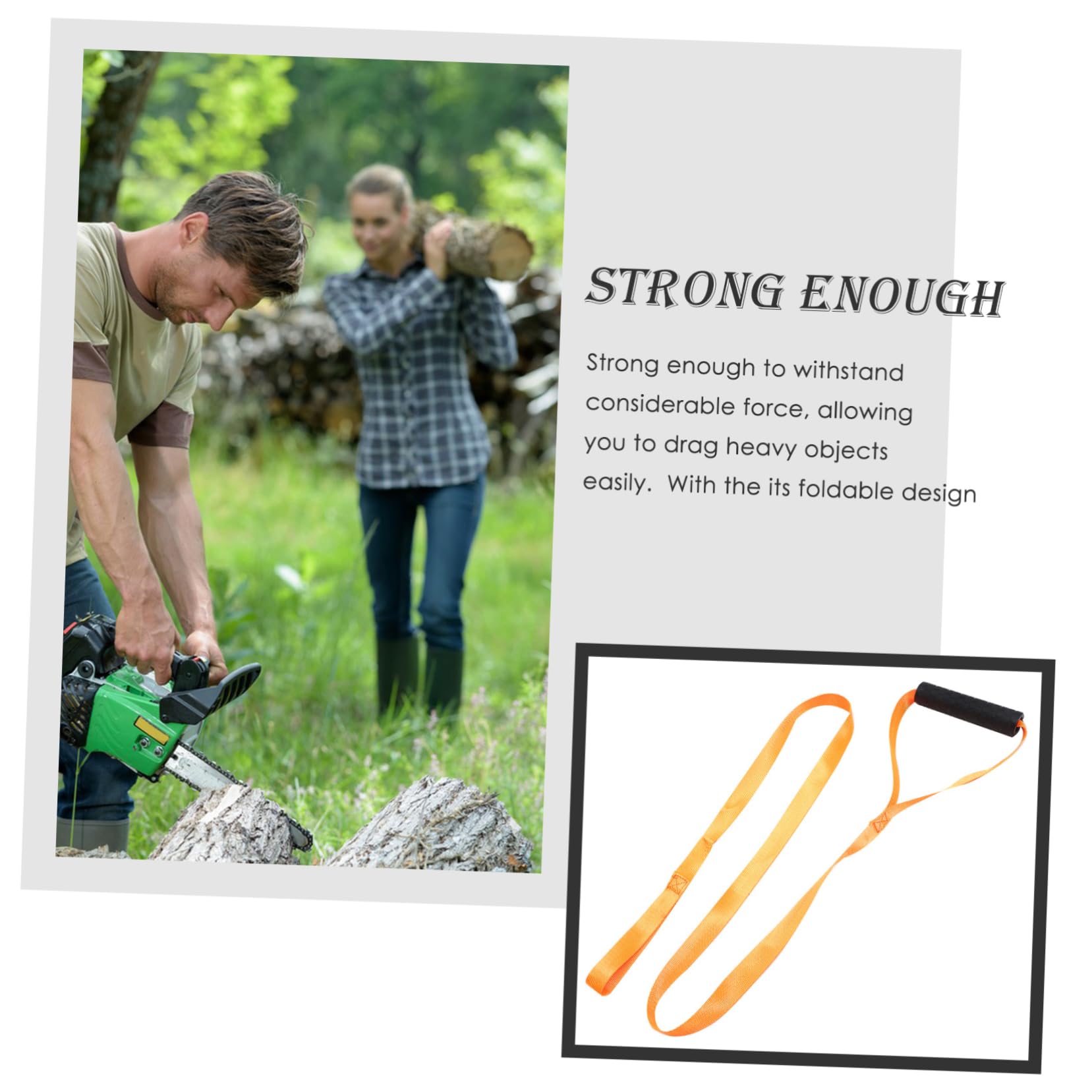 POPETPOP Professional Deer Carrier Deer Dragging Rope Nylon Carrier Pull Sled Hunting Accessory