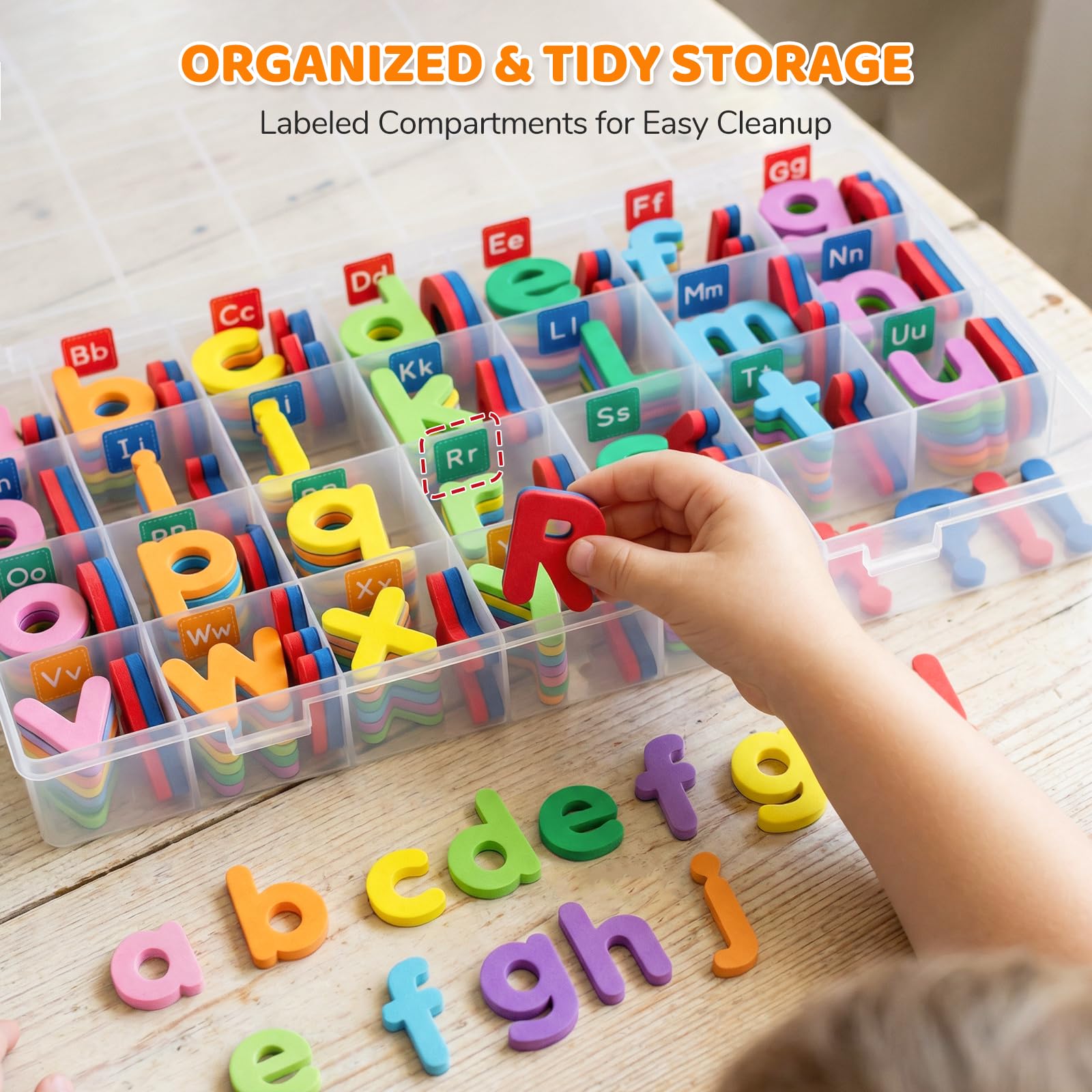 Amazon.com: LovesTown Magnetic Alphabet Letters Set for Toddlers
