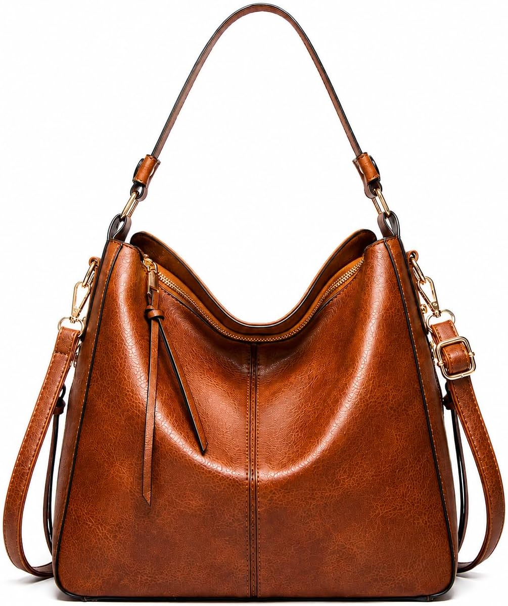 Bolsa feminina de PU Boston de ombro, bolsa mensageiro casual fashion