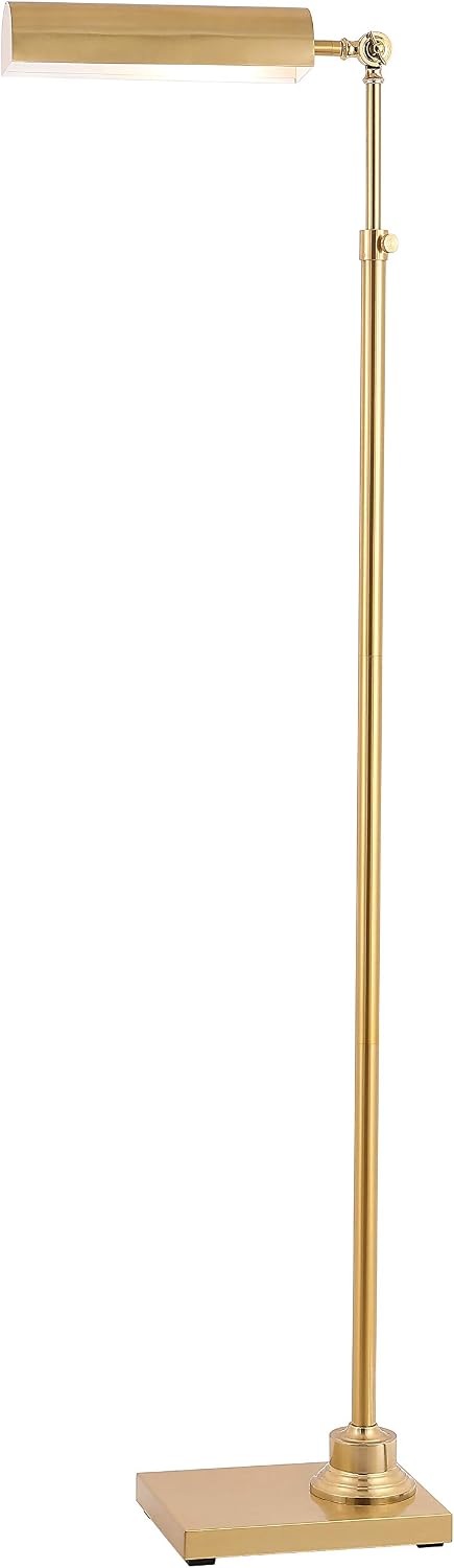 Safavieh Lighting Renla Gold Leaf Adjustable Floor Lamp (LED Bulb Included)