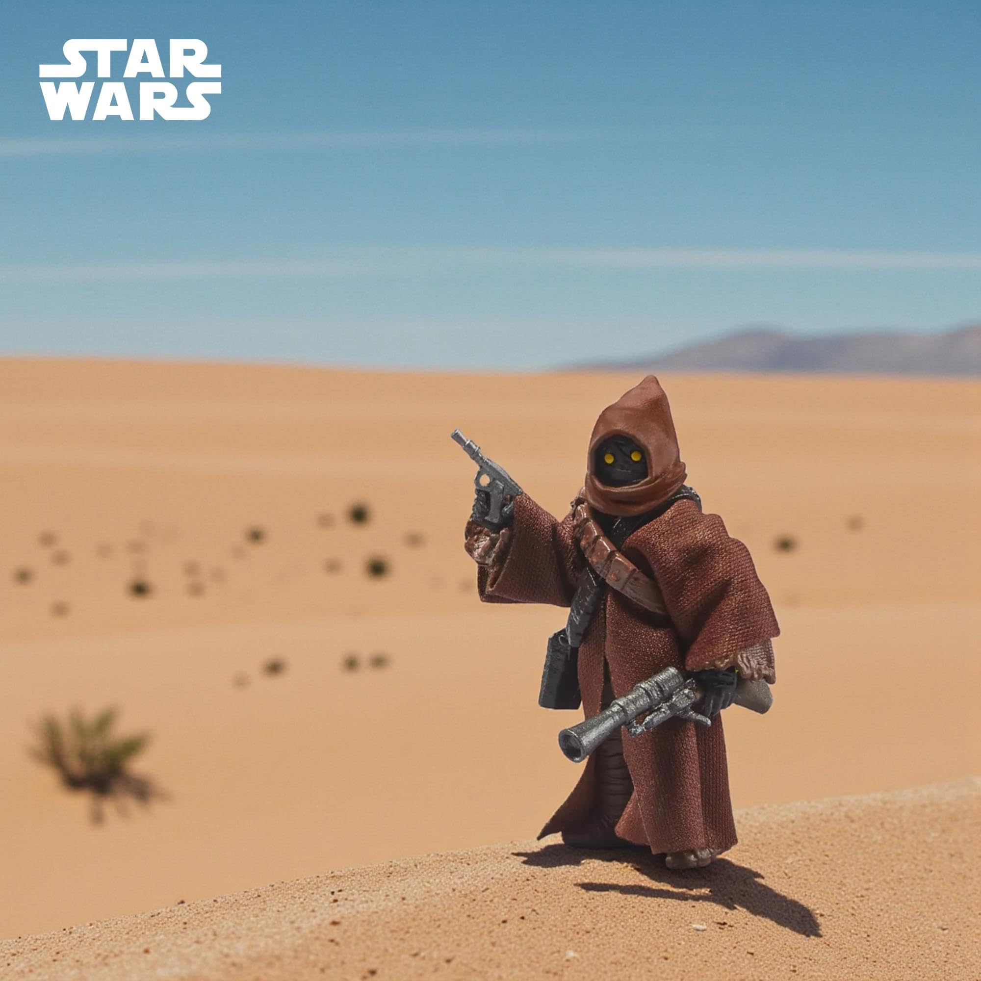 Hasbro Star Wars The Vintage Collection, Streets of Mos Eisley, playset con action figure ispirata al film Star Wars: Una nuova speranza, da 9,5 cm