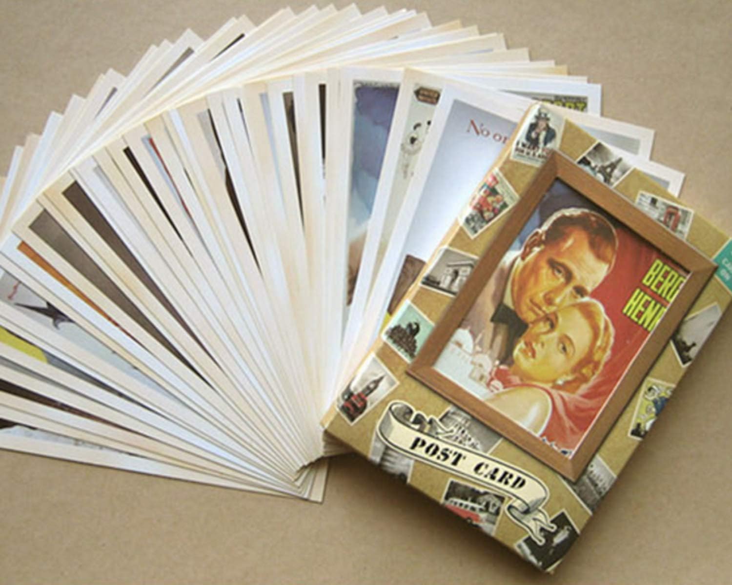 Halloluck 64 Pcs Vintage Retro Classic Movie Postcards for Worth Collecting, Collectable Vintage Postcards Bulk Pack, 2 Set : Office Products