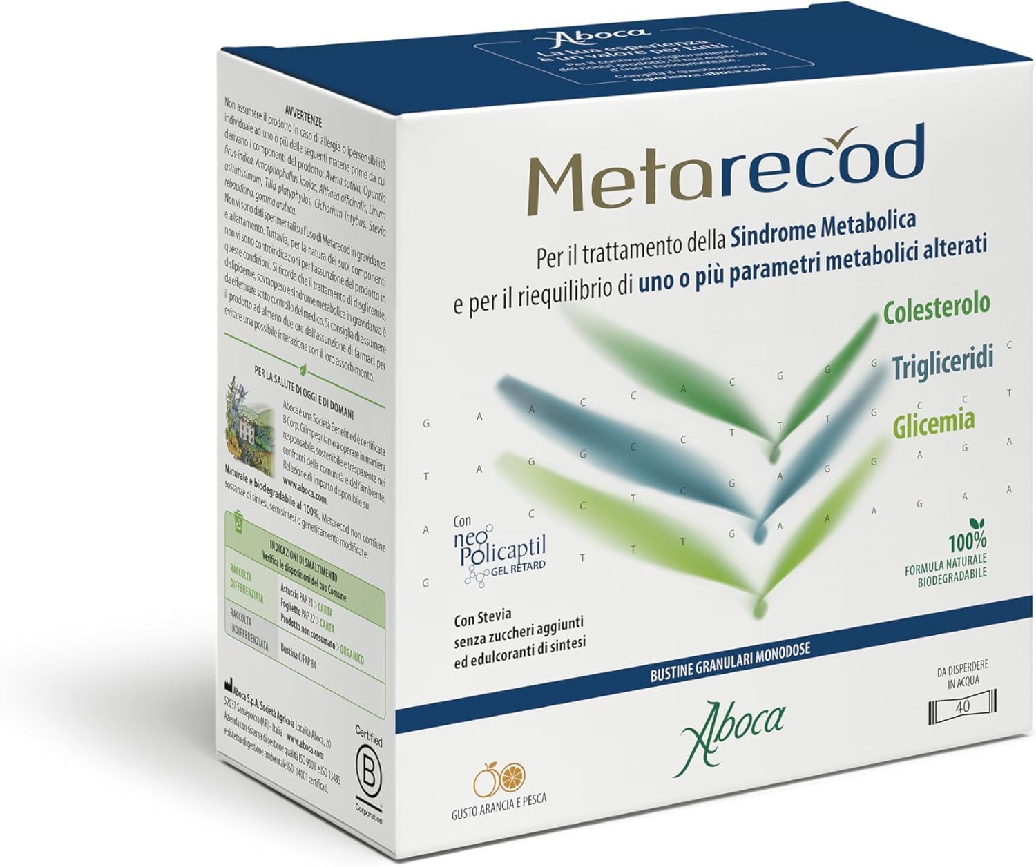 Aboca Metarecod Metabolisches Syndrom, 40 Beutel