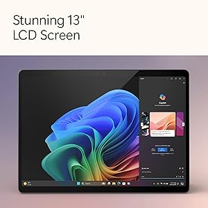 Microsoft Surface Pro 2-in-1 Laptop/Tablet (2024), Windows 11 Copilot+ PC, 13" Touchscreen Display, Snapdragon X Plus (10 Core), 16GB RAM, 512GB Storage, Black
