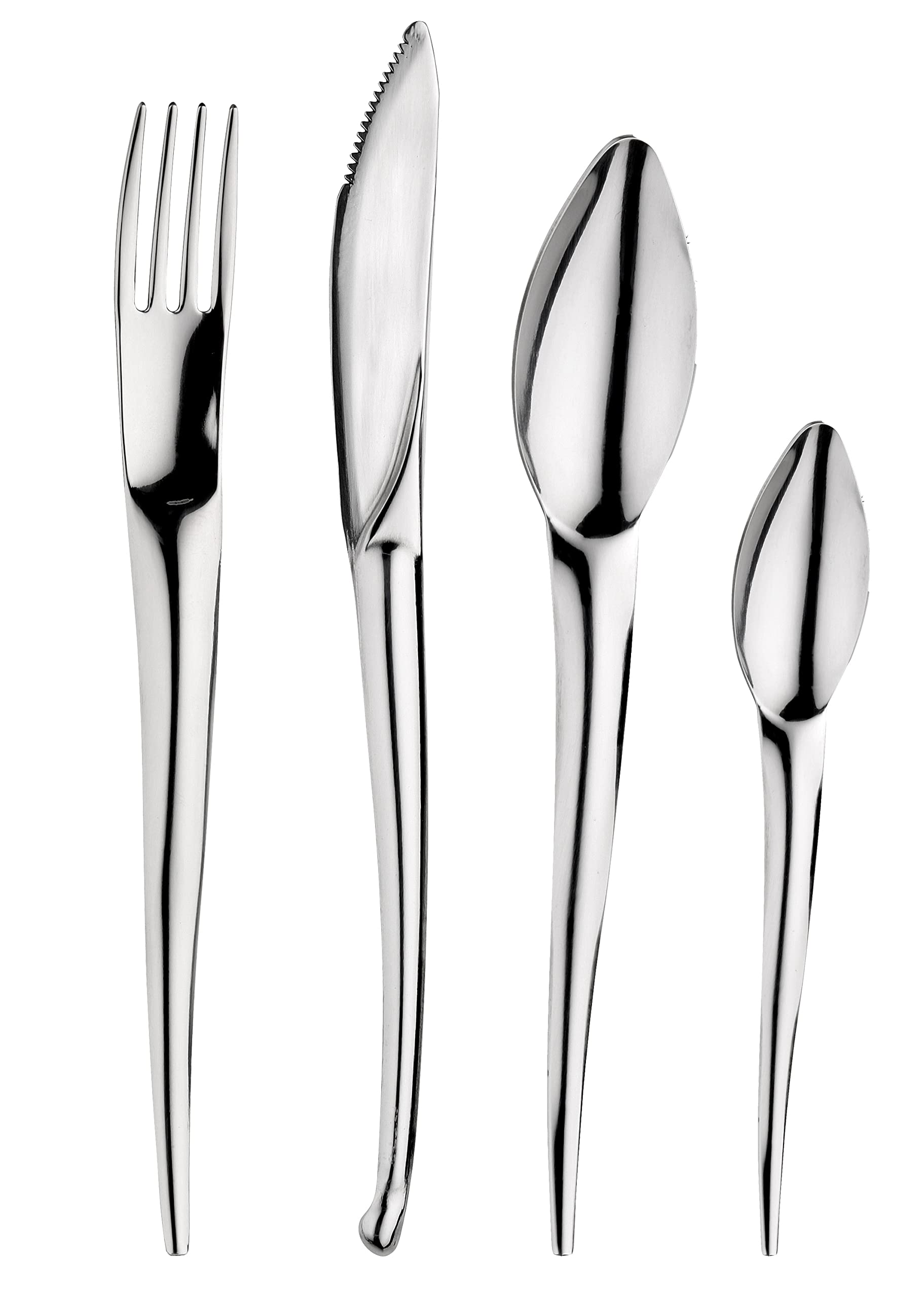 Pintinox, de couverts « Serpent », série 48, acier inoxydable, Made in Italy