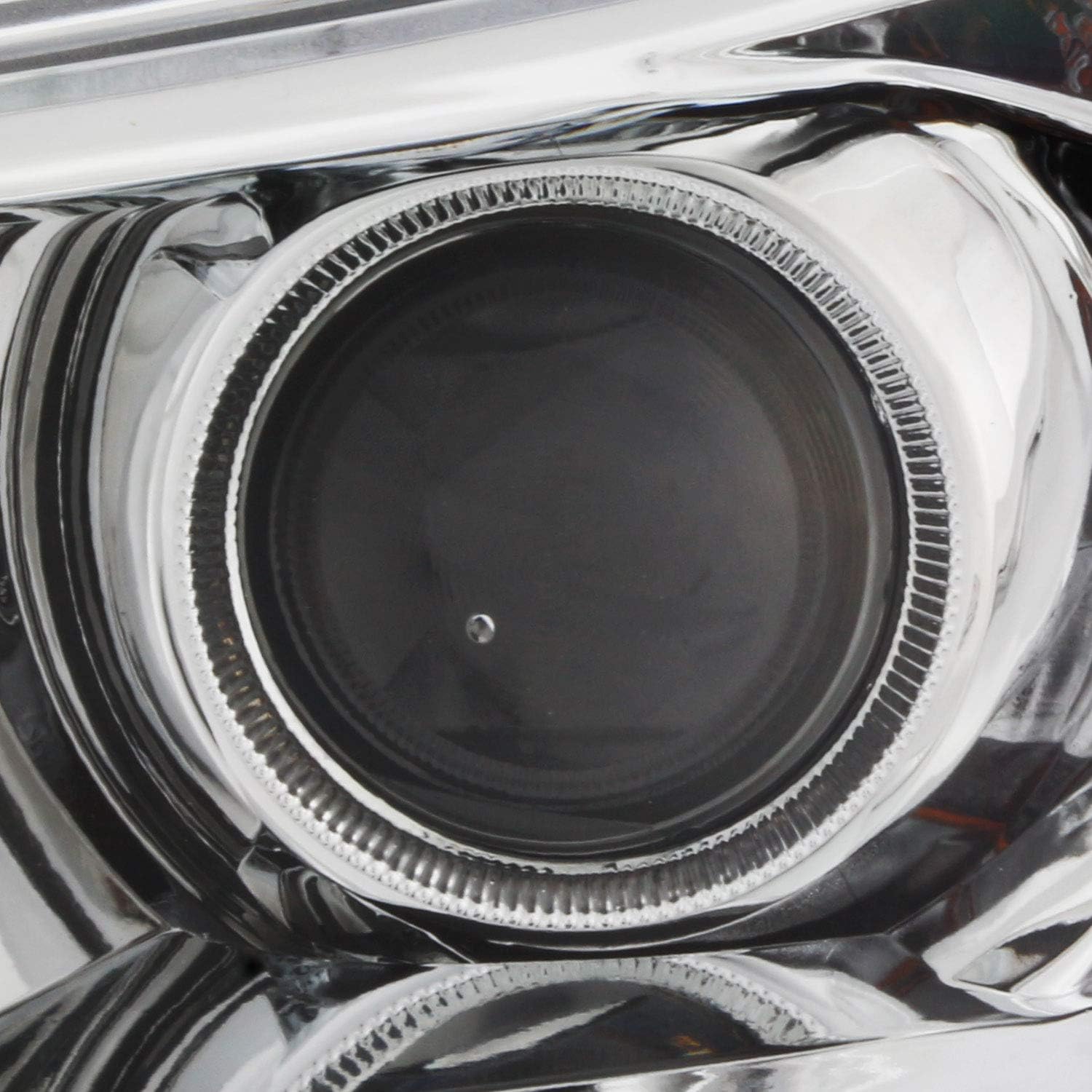 AKKON - Fits 2013 2014 2015 Honda Accord 4Door Sedan [Halogen Type] Chrome Clear Headlights Pair Left Driver+Right Passenger