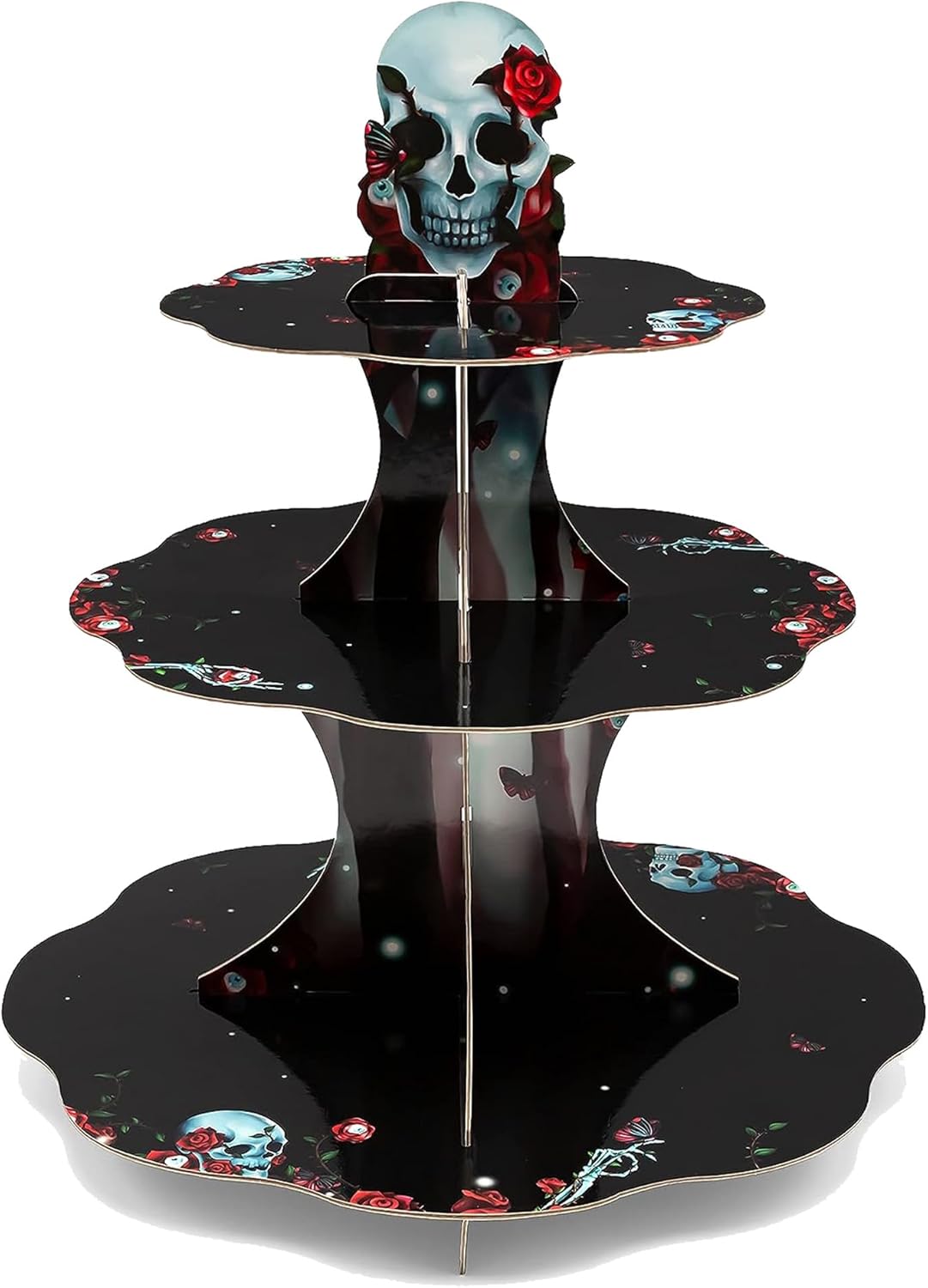 Halloween Cupcake Stand 3 Tier Cardboard Cupcake Stand