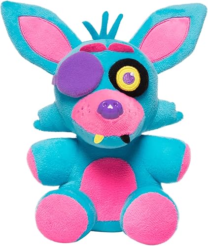 Five Nights At Freddy's - Peluche de 6 pulgadas | Foxy Blacklight (azul)