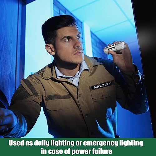 Miniatura 5 de VIHOSE 32 mini linternas a granel, luz flash de mano de aluminio brillante con cordón, pequeñas linternas LED para niños lectura nocturna de