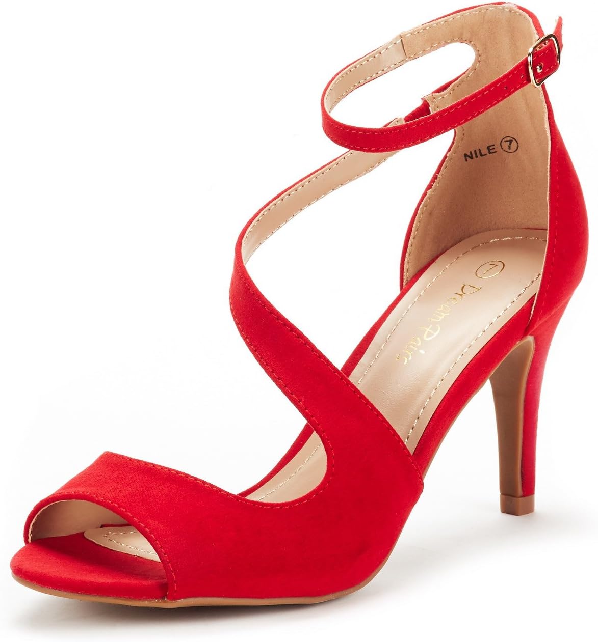 DREAM PAIRS NILE fashion stiletto open toe pump sandals