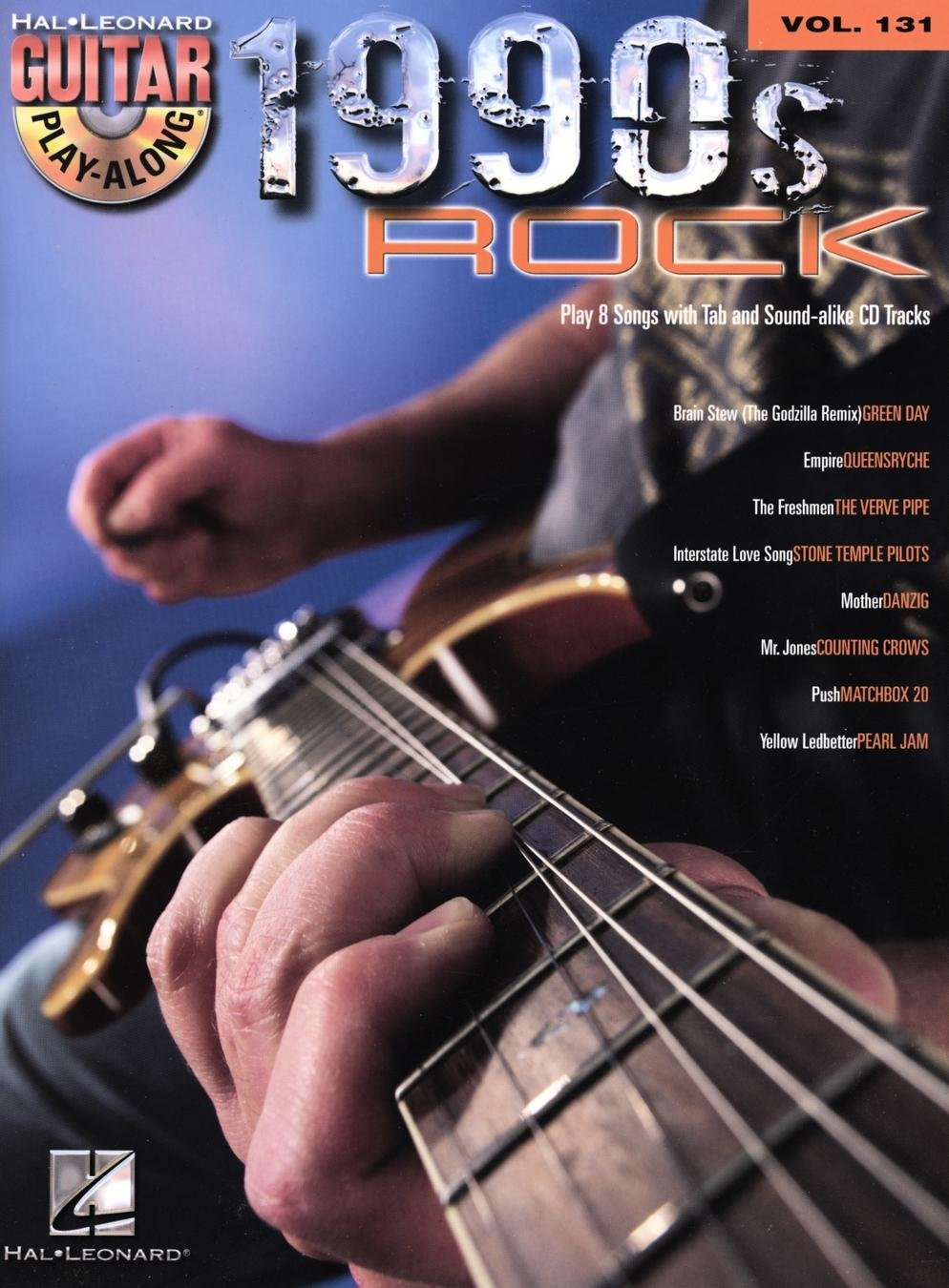 Hal Leonard 1990s Rock - Guitar Play-Along Volume 131 (Book/CD)      Sheet music
