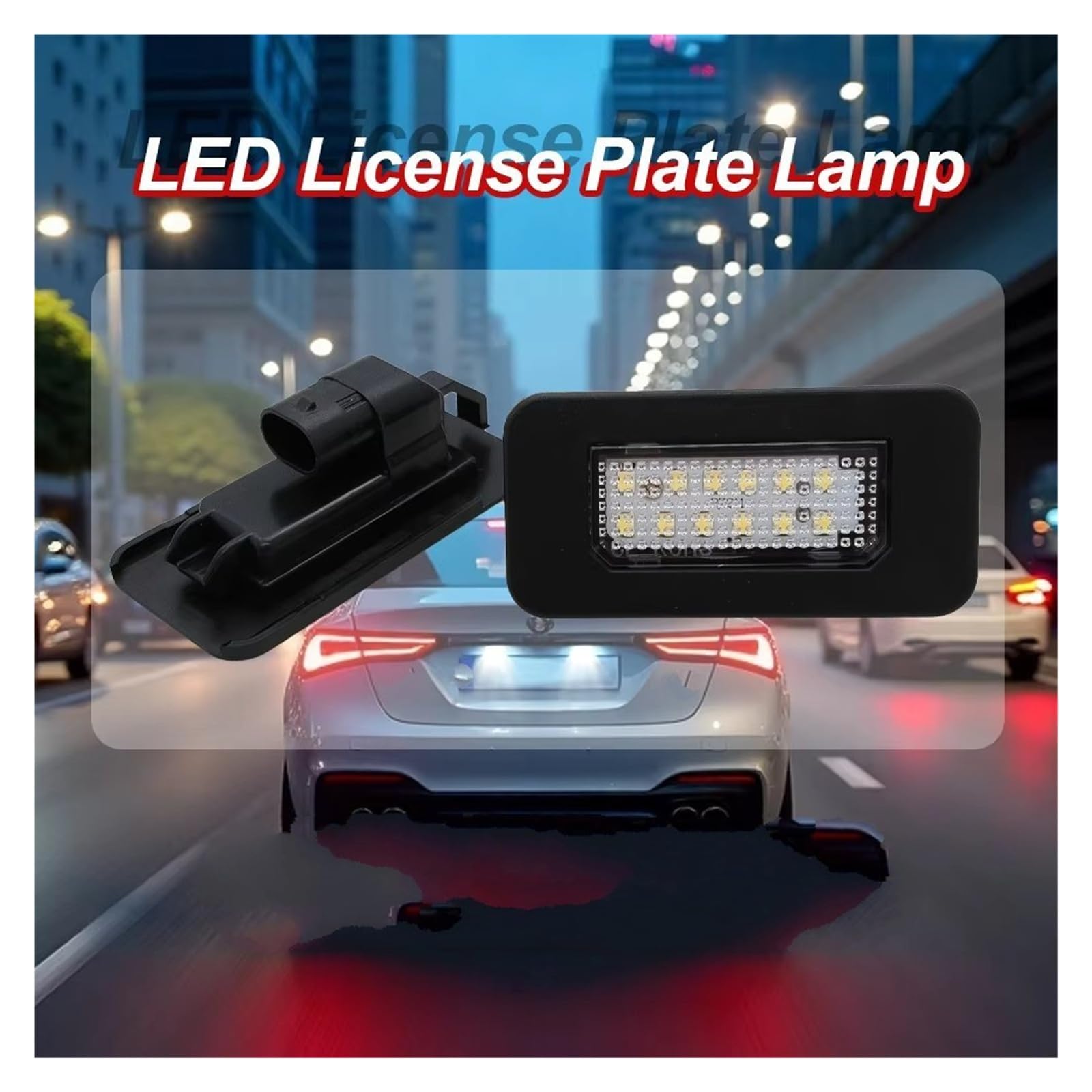 Luci Targa Lampade Targa Per Alfa Per Romeo V Per Giulia 2016 2017 2018 2019 2020 2021 2022 Per Stelvio 2017-2022 2PCS LED Luce Targa