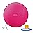 Fitvids Anti-Burst Slip Resistant Exercise Ball - 18-inch Pink - 2 - 15-18in (38-45cm), S - Pink