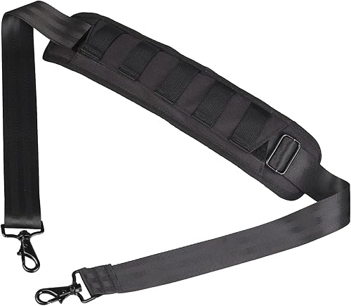 Miniatura 1 de MAGARROW Correa de hombro ajustable de repuesto universal de 60 pulgadas, cómodo acolchado para bolsa de mensajero, funda para computadora portátil