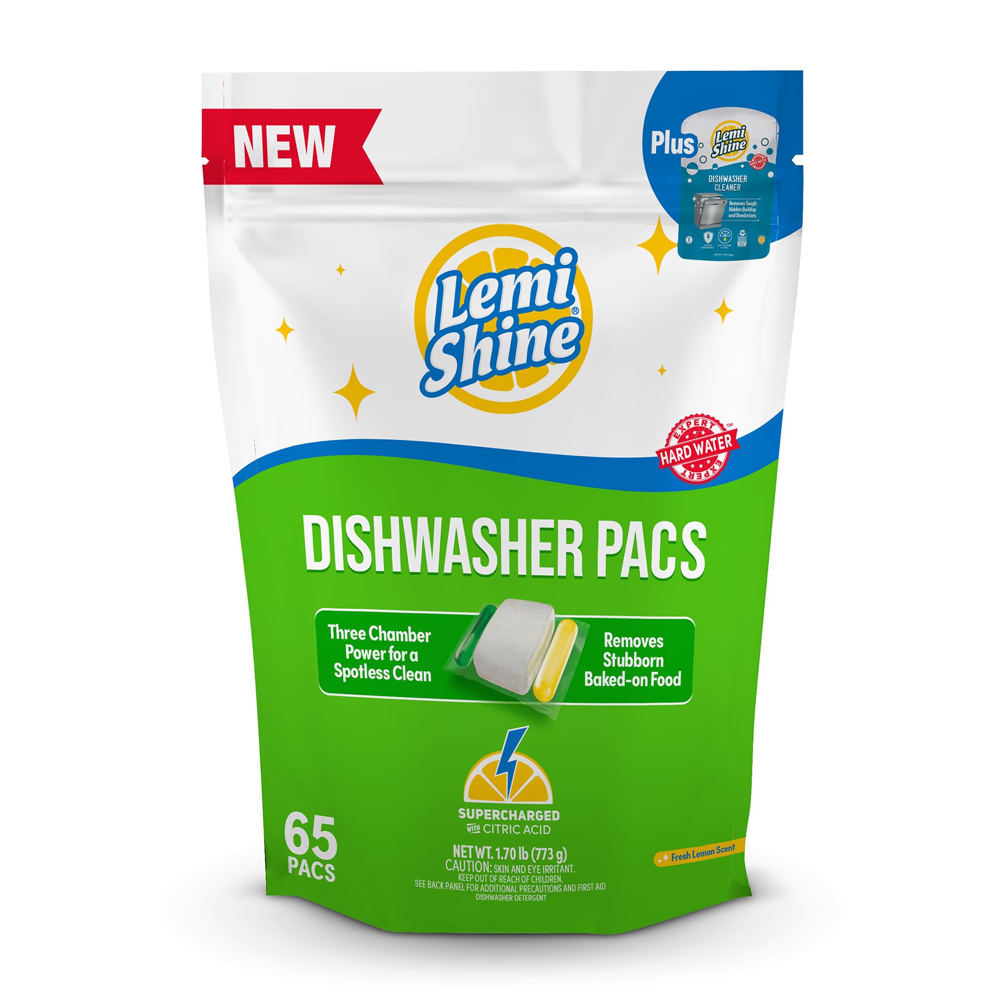 Lemi Shine Natural Dishwasher Detergent Pacs - dishwashing | Mubboo