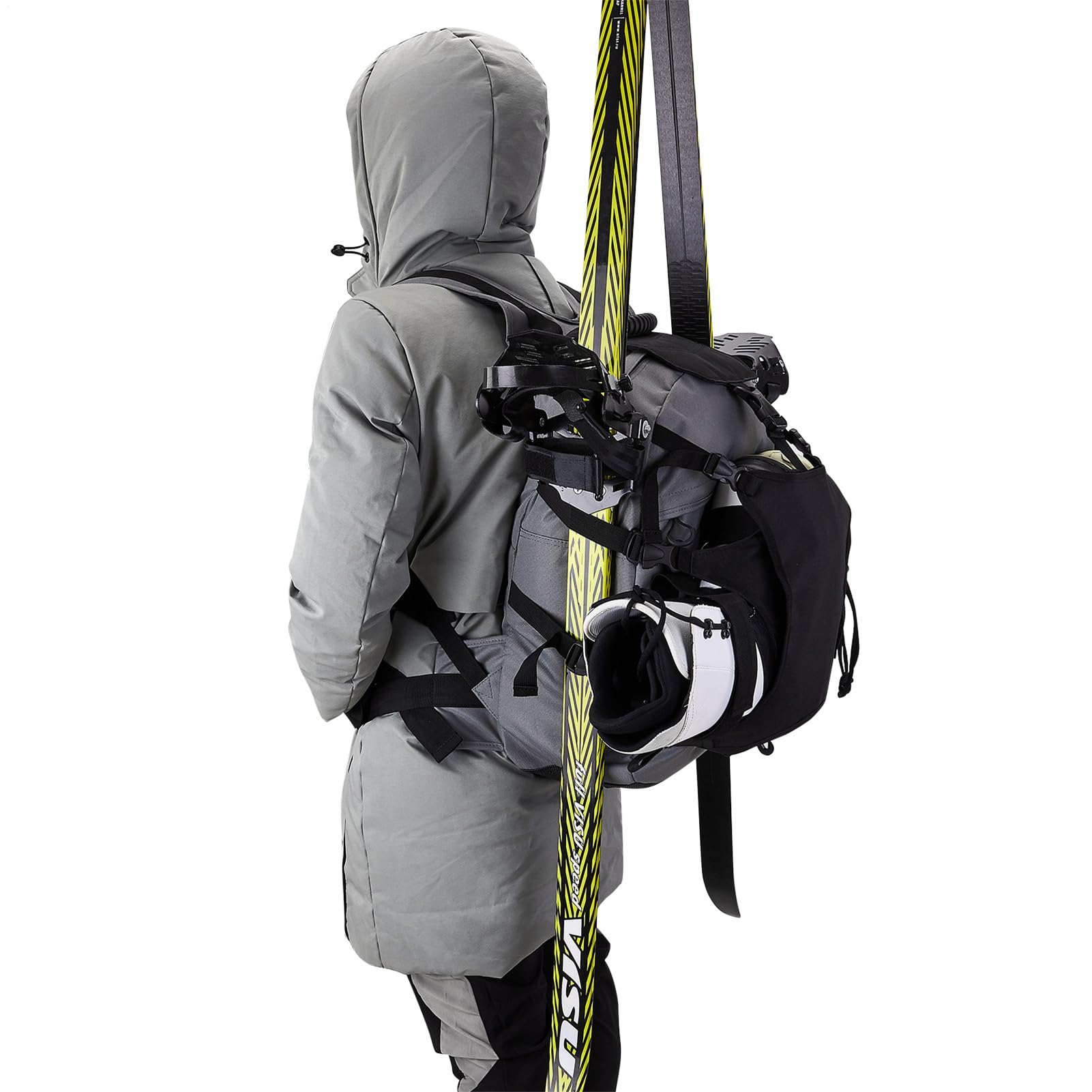 Skischuh-Tasche 30 Liter Snowboard Rucksack | Ski Ausrüstung Tasche Für Skifahrer Reisende Resortbesucher Outdoor Guides Helm Schutzausrüstung Kleidung Reisen Camping