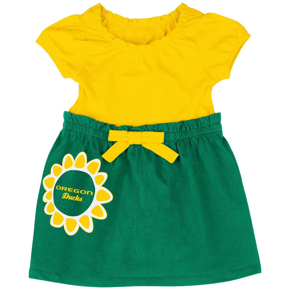 Oregon Ducks NCAA Infant Girls Daisy Dress