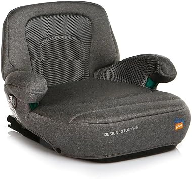 ebebek baby plus Booster | Portable Car Seats for Kids, Comfortable Travels with Your Little, Compact, Convenient for Everyday Use, 4 to 12 Years Grey