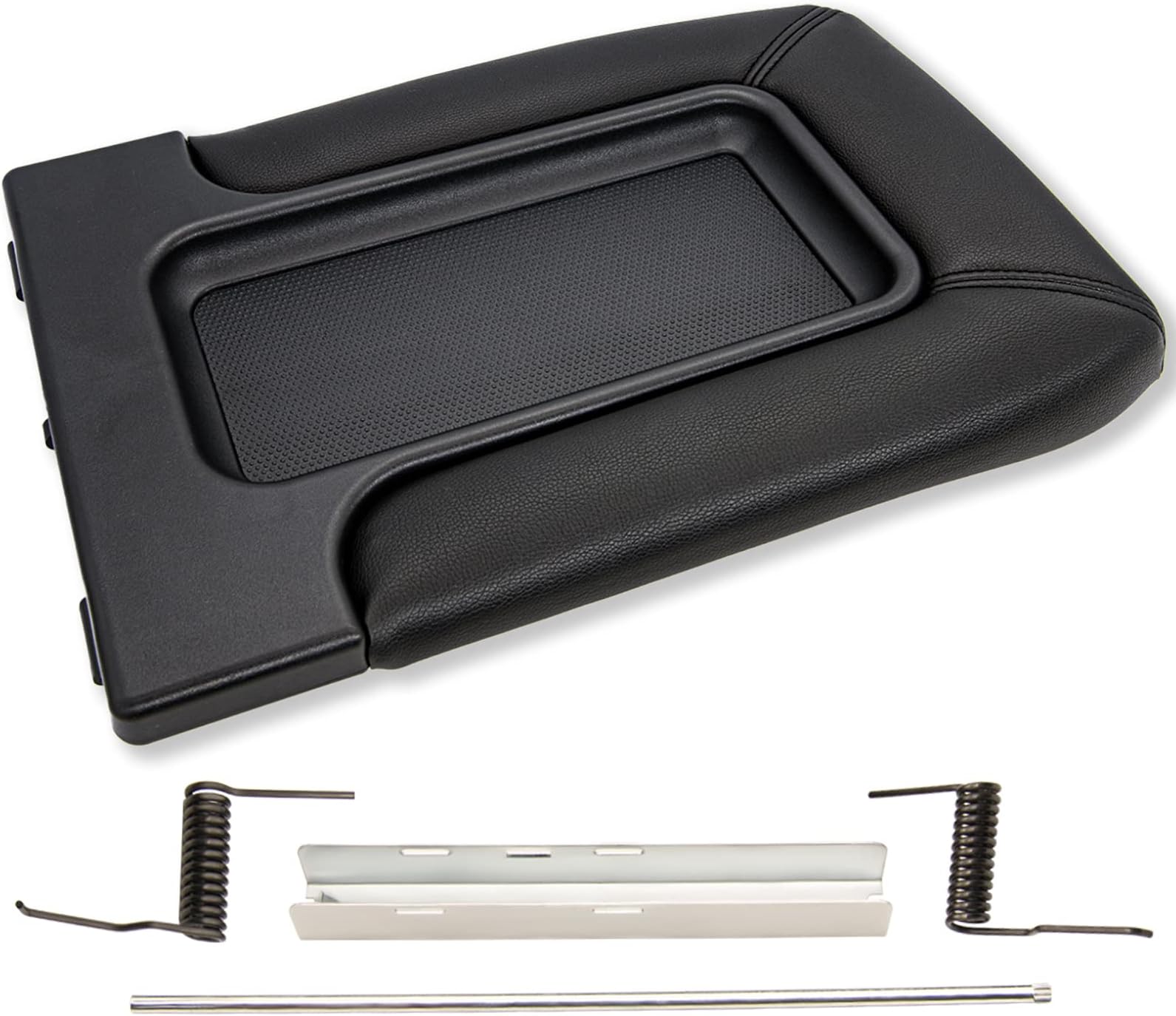 TIOIT COEME Center Console lid Replacement kit for 99-07 Chevy Silverado Avalanche,Suburban,Tahoe,Sierra,Yukon,Escalade, Replaces OEM 19127364 19127365 19127366 (Dark Gray)