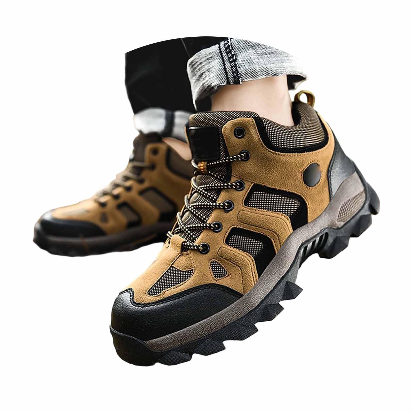 Zapatos de senderismo transpirables de malla de verano para hombre, zapatos de senderismo cómodos, zapatos de viaje al aire libre, zapatos deportivos informales, antideslizantes, zapatos de