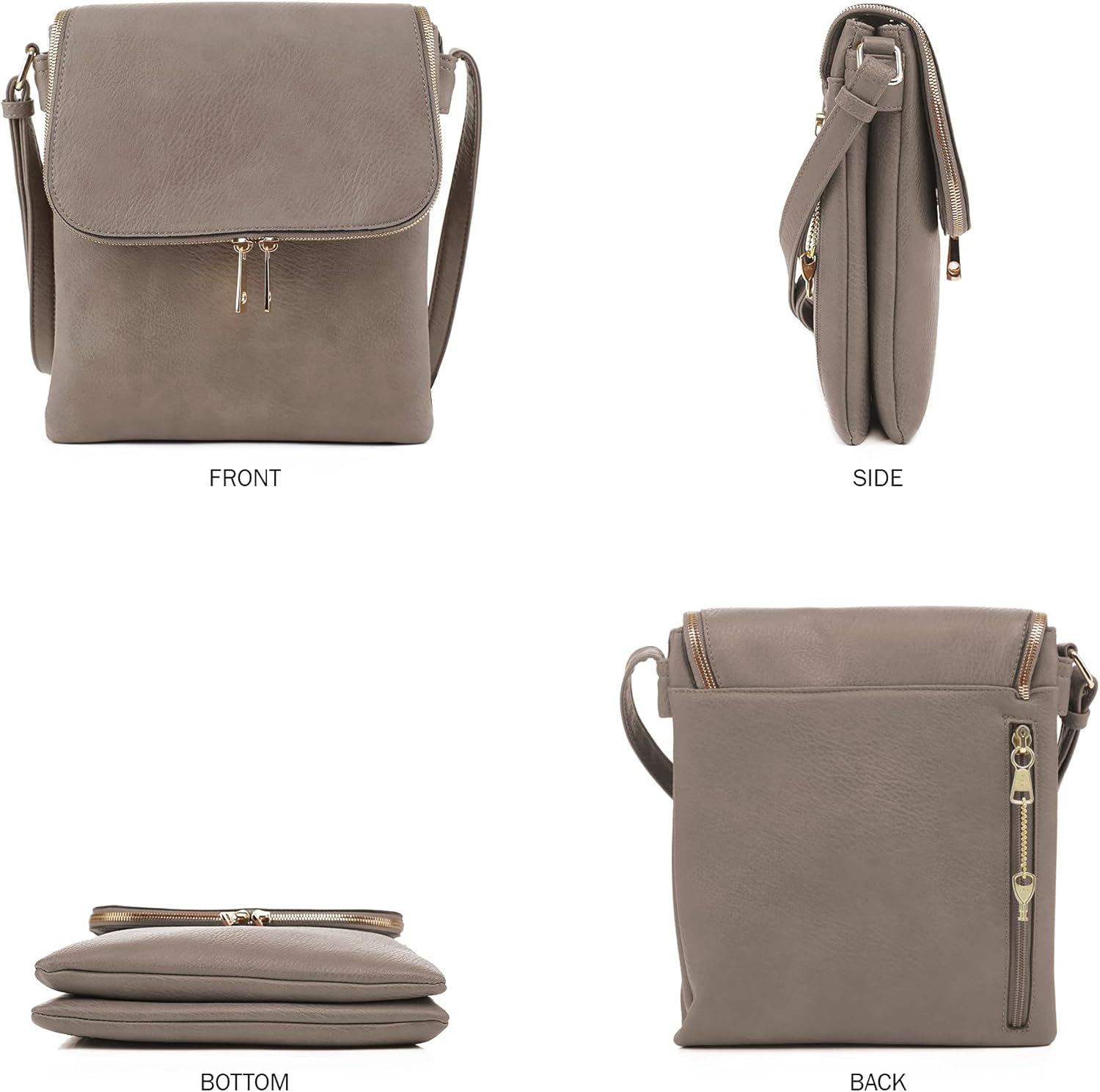 JESSIE & JAMES Cheyanne Concealed Carry Crossbody Bag with Lock and Key - Image 3