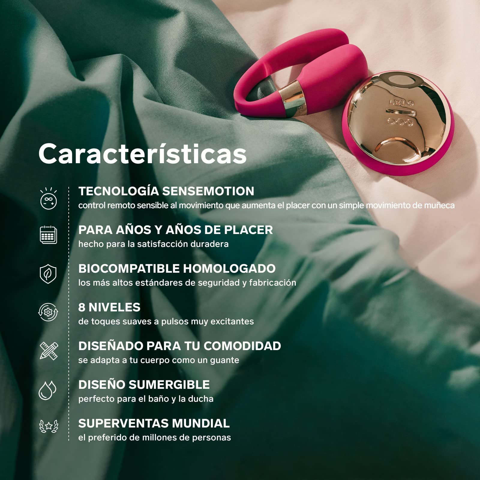 LELO TIANI 3, Vibrador Sumergible con Control Remoto. Uno de Los Mejores Juguetes Sexuales de Parejas de la Lujosa Marca de Juguetes Eróticos, Black