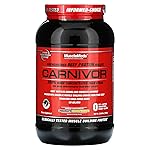 MuscleMeds Carnivor Beef Protein Isolate Powder, 23 Grams Protein, 0 Fat, 0 Sugar, 0 Cholesterol, Lactose Free, Chocolate Peanut Butter, 2.2 Pound, 28 Servings