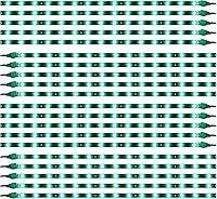 Vista 12 de Tira de 15 luces LED de 12 V, de 30 cm, resistente al agua, flexible para parte inferior de faros de auto, azul, 20