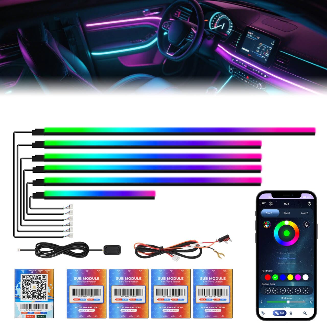 View 1 of [SOLD FOR PARTS] WEBUPAR Dreamcolor LED Neon Light Kit