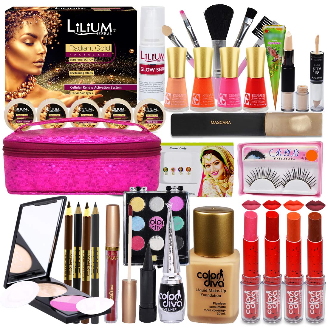 Festive Special Gorgeous Makeup Pack for Girls and Womens-GC912