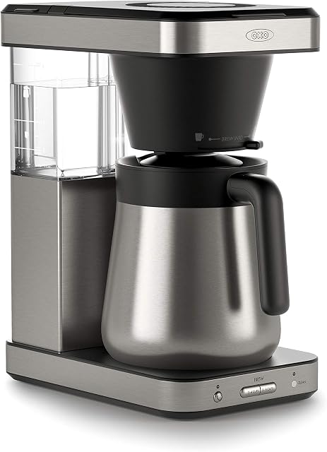 OXO Brew Machine à Café 8 Tasses, Acier Inoxydable