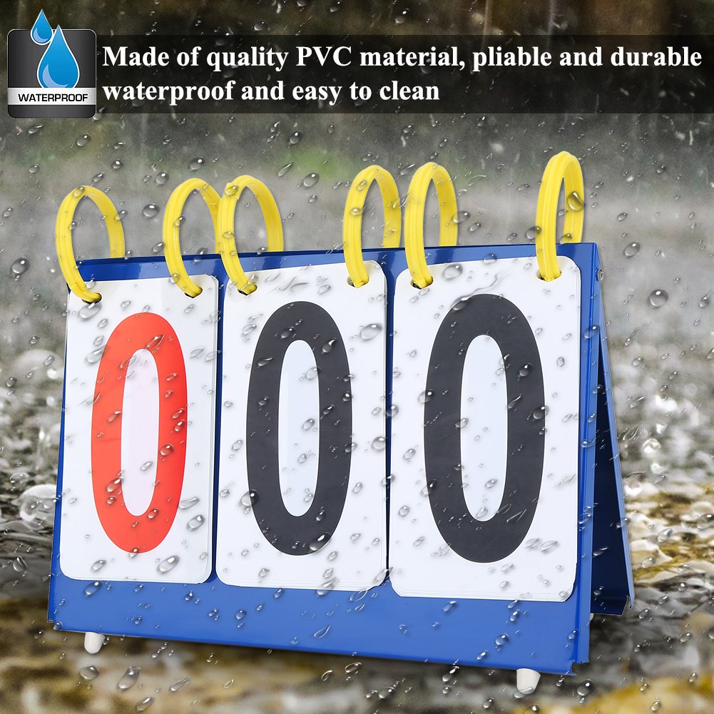 Tabellone Segnapunti, PVC Impermeabile 3 Cifre A 4 Cifre Del