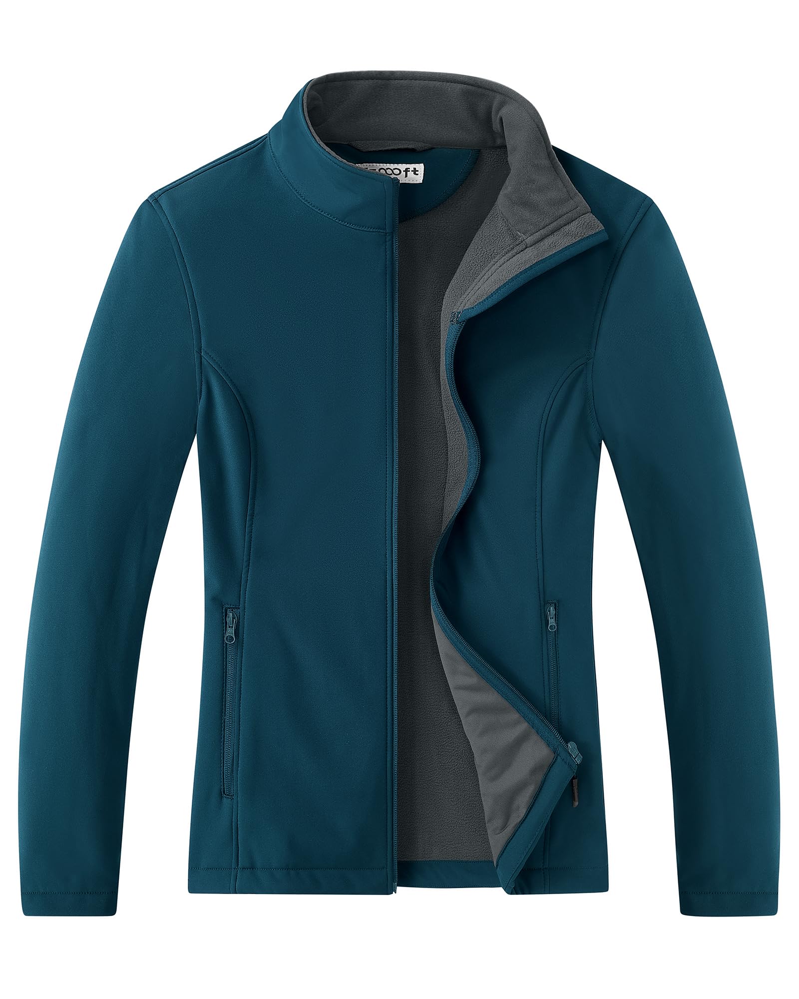 33,000ft Women's Waterproof Softshell Jacket Lightweight Fleece Lined Coat