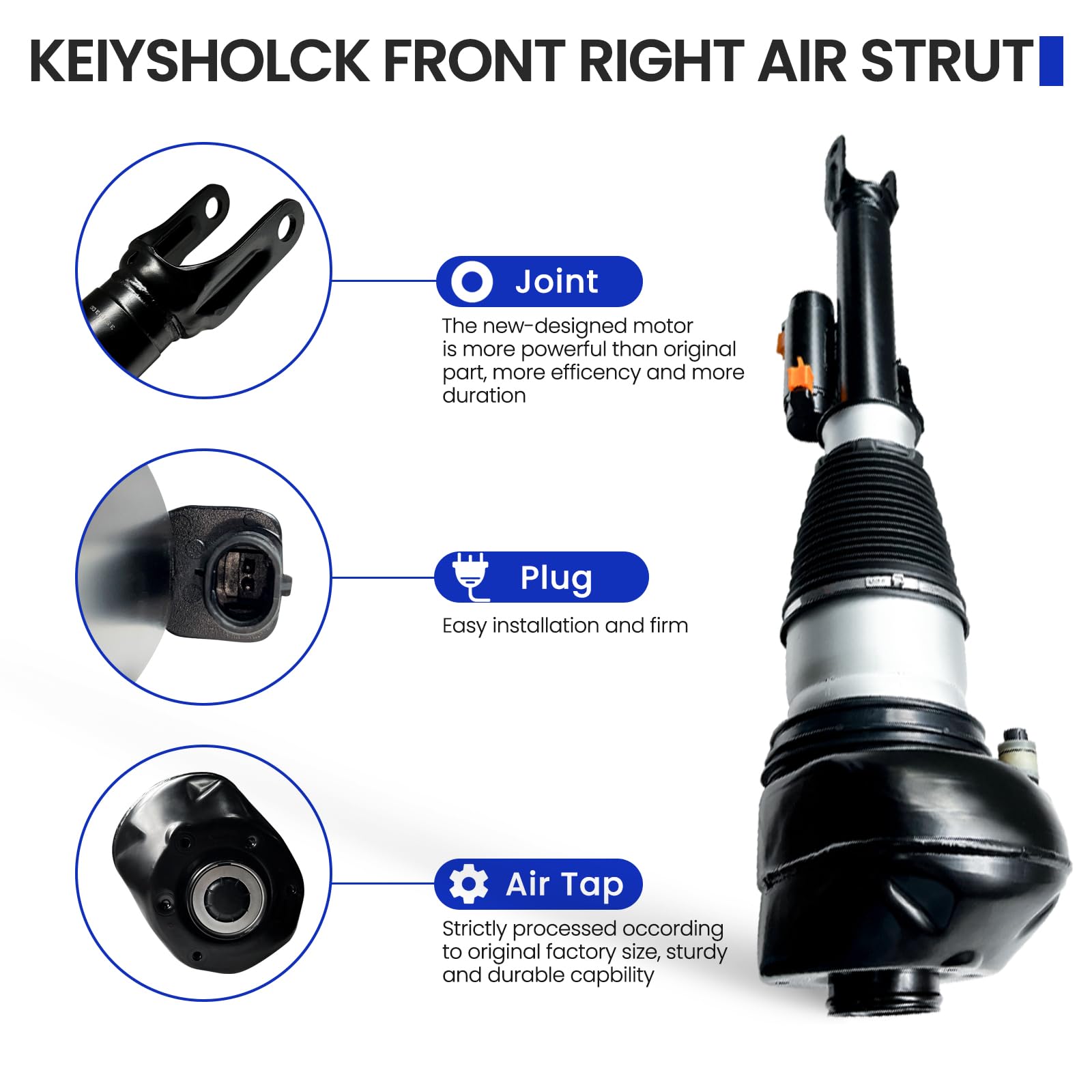 Amazon.com: KEIYSHOLCK Front Right Air Strut Replacement for 16-22