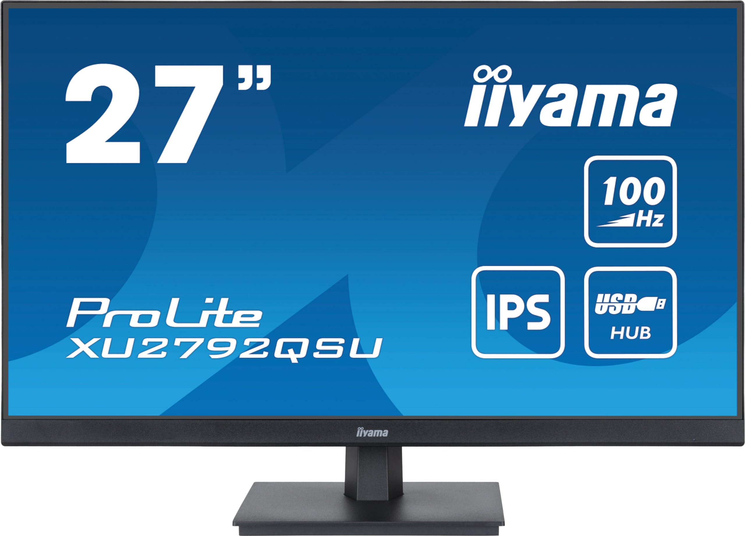 iiyama XU2792QSU-B6 27" Panel IPS, 2560x1440100Hz, 0,4ms (MPRT), FreeSync, 250cd/m², HDMI, DisplayPort, Altavoces, USB-HUB 4x3.2