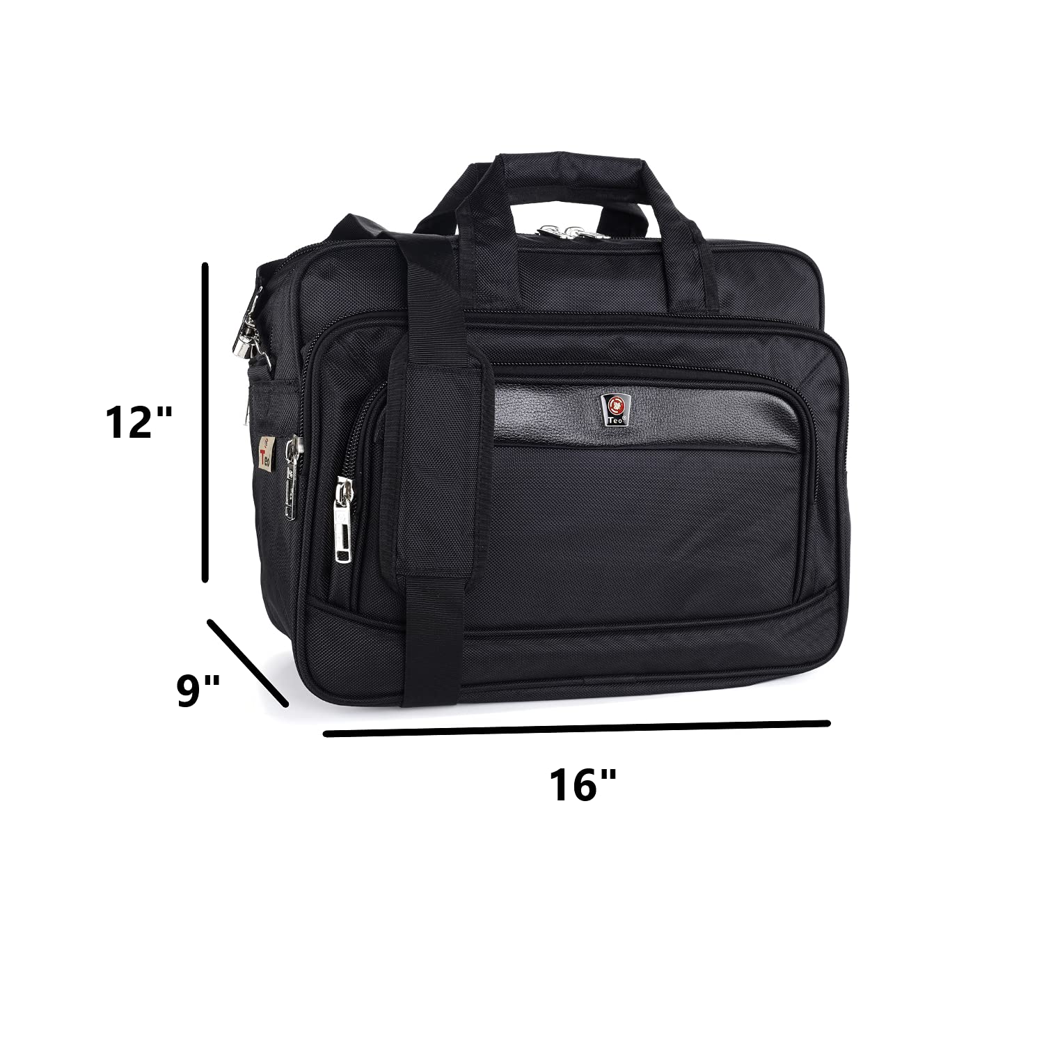 Polyester Multipurpose Messenger Bag For Mechanics, Electrician & Technician/Tool Bag/Shoulder office Laptop Bag with 5 Pockets & Compartment - (28 Ltrs,16 Inch) Black 11 717dIKCrUWL. SL1500