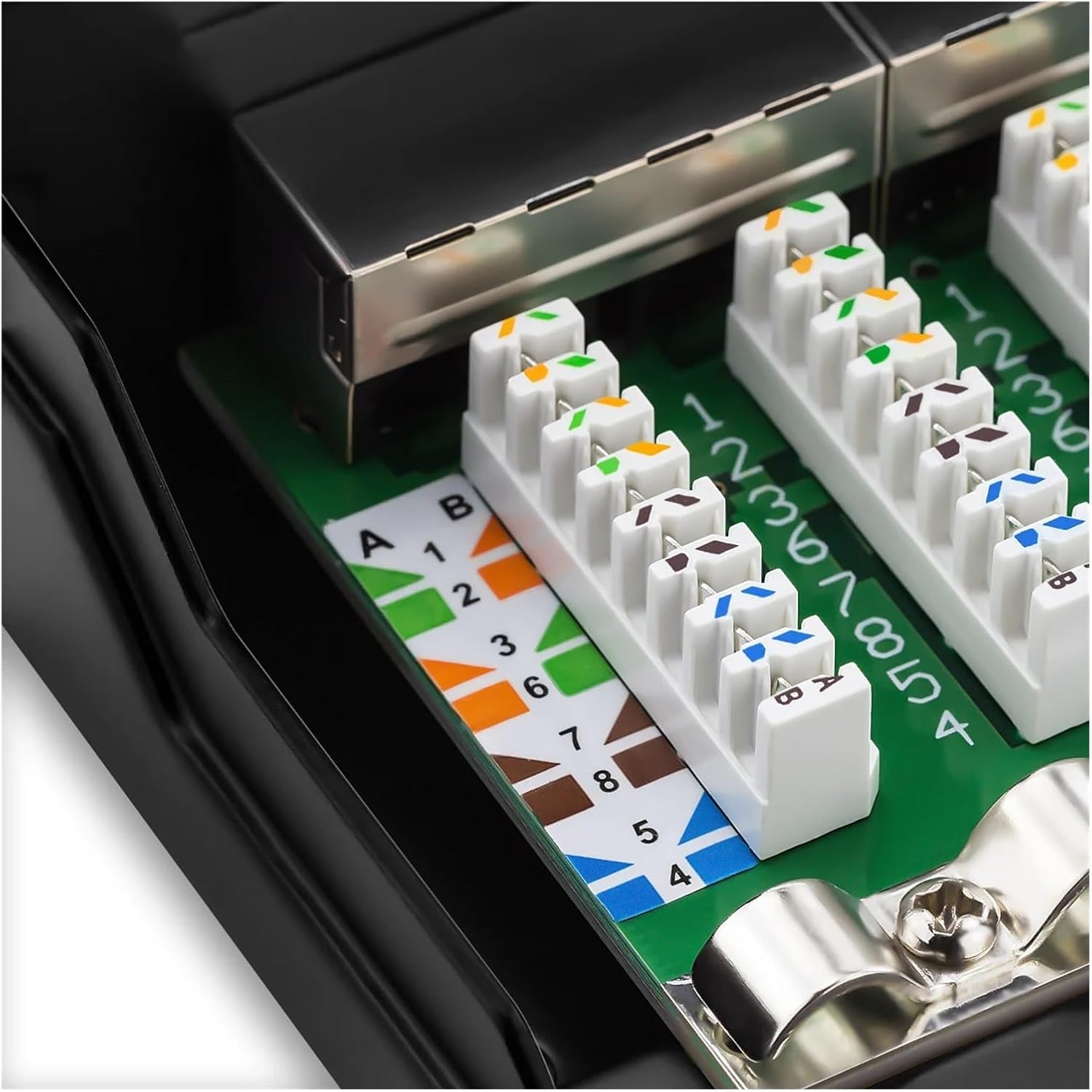 Mini Desktop CAT6A Cat6 8-12 Port Patch Panel(Cat 6 8-Port)