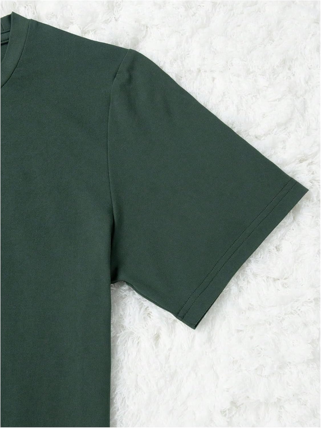 SOLY HUX Women's Crew Neck Short Sleeve T Shirts Set 5 Packs Basic Summer Tee Tops - Image 2