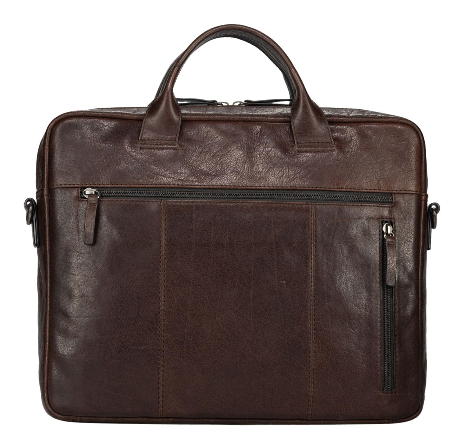 Jost laptop bag borsa da ufficio con scomparto per laptop Glasgow Business Bag 1C Brown marrone scuro