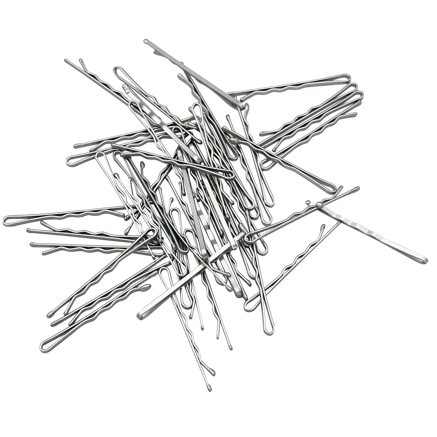 HAARallerliebst® Premium Bobby Pins Hair Clips, Pack of 50 Silver, Extra Wide and Stable, 5 cm Hair Pins Set - Image 2