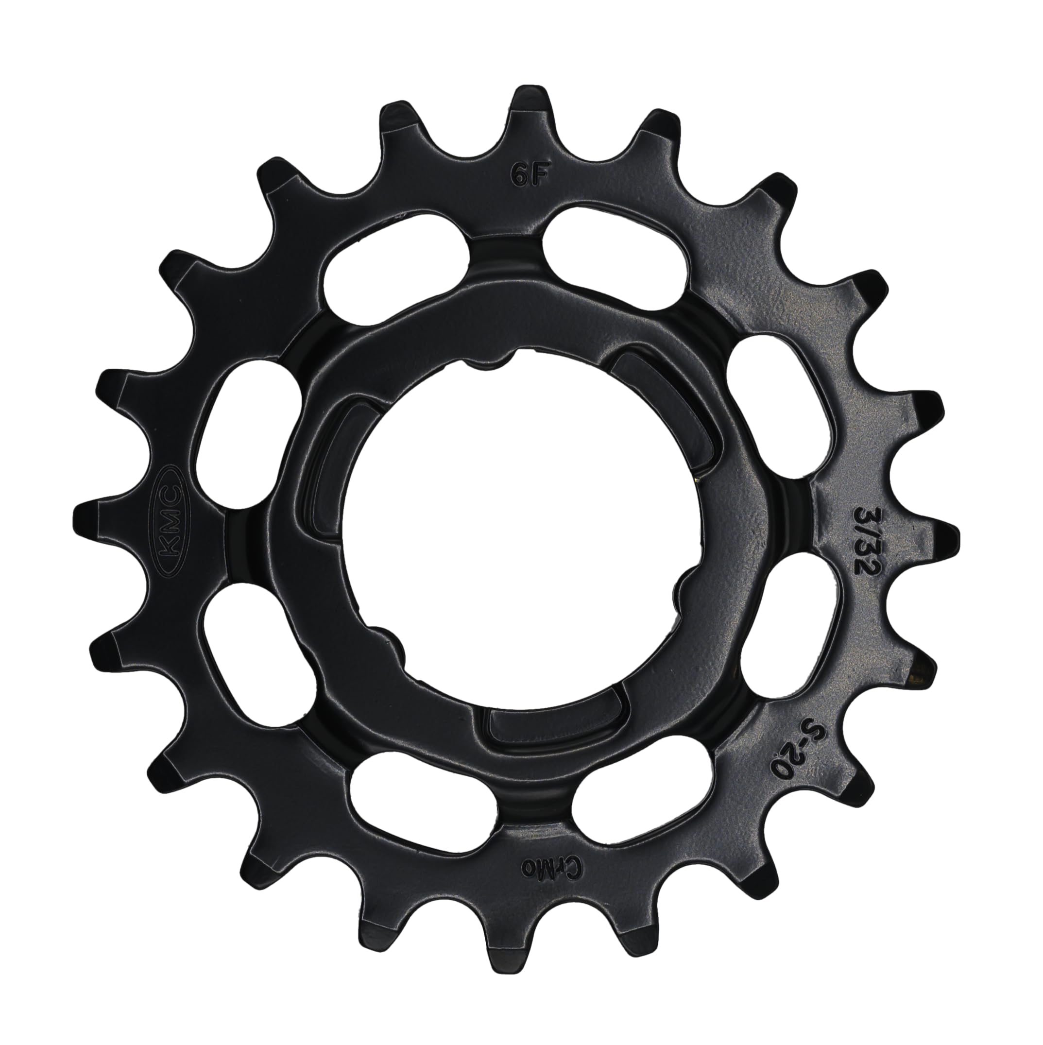 KMC eBike Rear Sprocket, Compatible with Shimano Steps, Black, 1/2" x 3/32" (Narrow), 20t