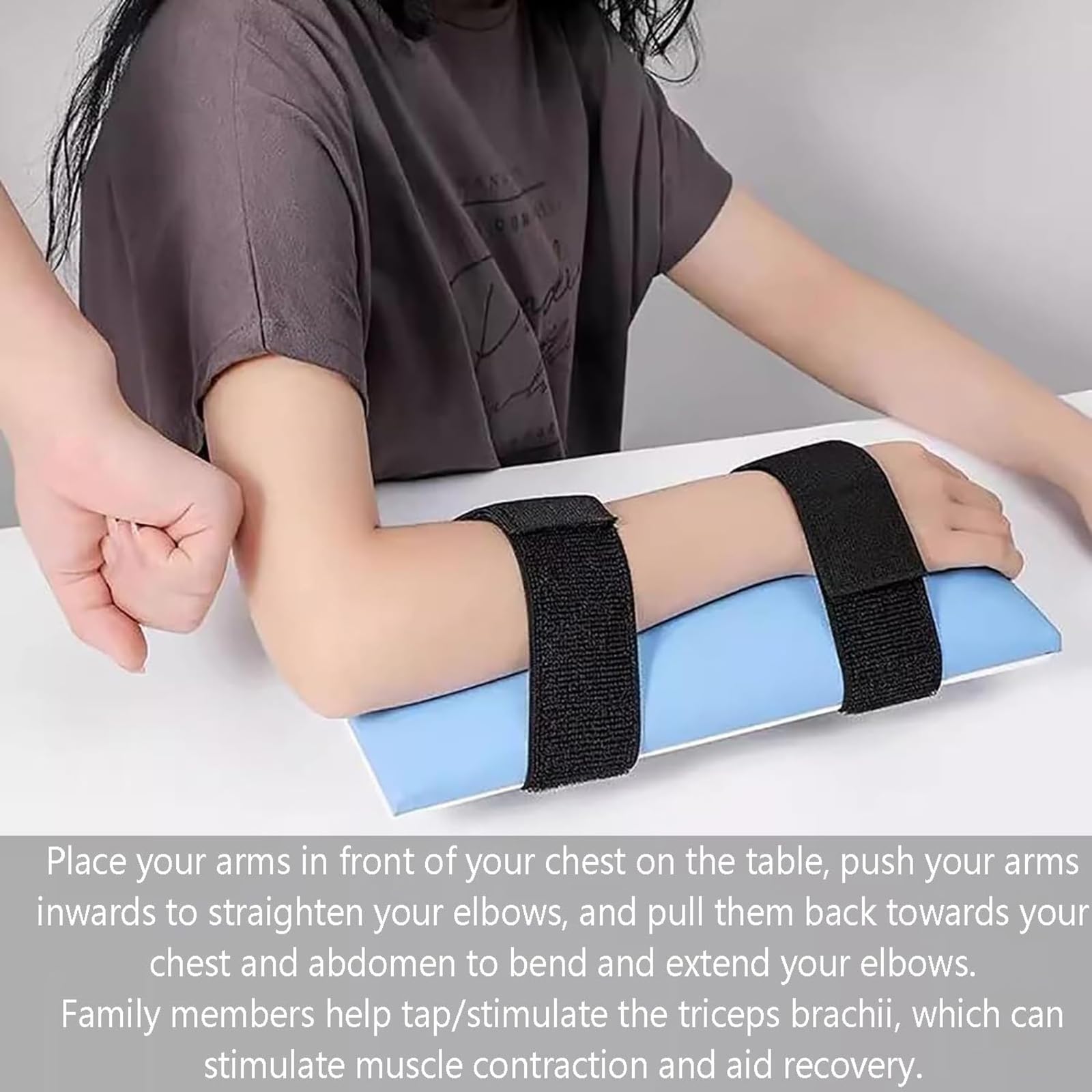 Arm-Rehabilitations-Hilfsausrüstung, Desktop-Schulter-Rehabilitations-Skateboard, 3 Trainingsmethoden, Mit Um 360° Drehbaren Rädern, Für Klebespastik-Training/Muskelschwäche, Verbesserung Der Flexibil