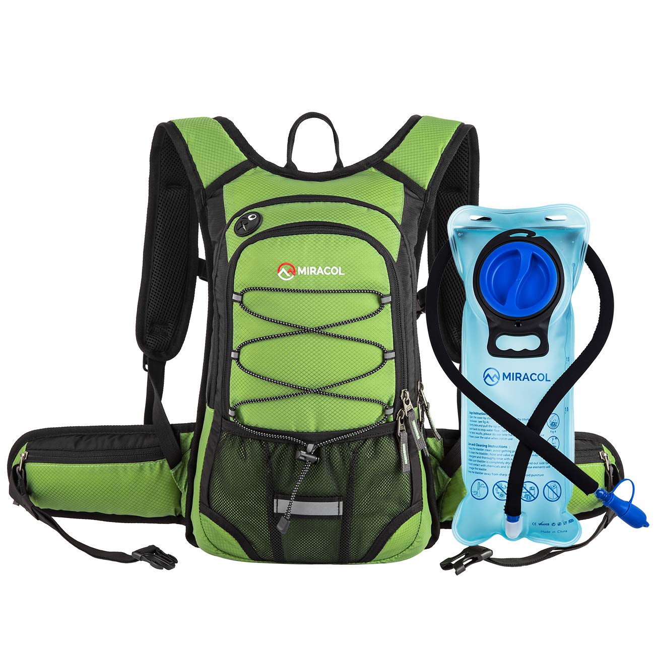 backpack with water tube