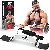 Vista 1 de DMoose Fitness Brazo Blaster para bíceps y tríceps – Aluminio resistente, acolchado suave para el cuello y correas ajustables – Soporte de rizo