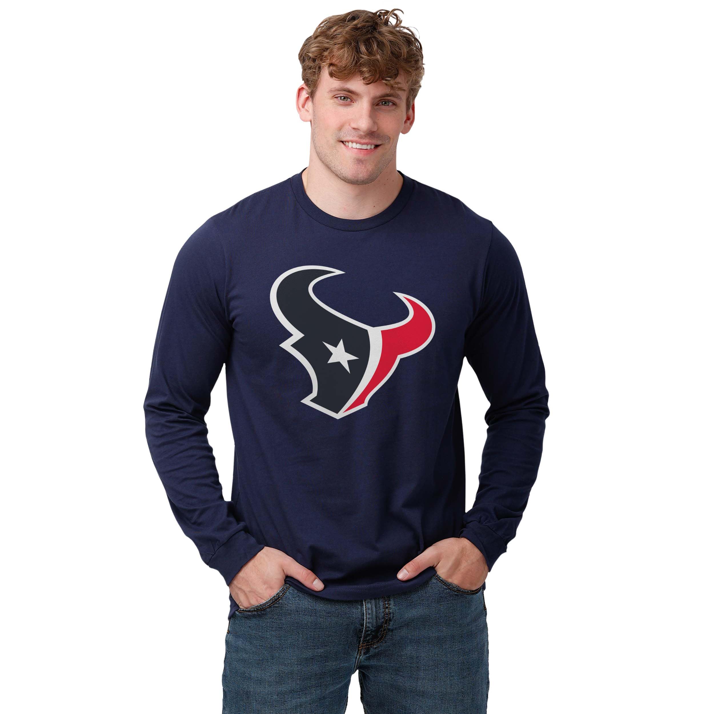 FOCO Men's NFL Team Primary Logo Long Sleeve T-Shirt
